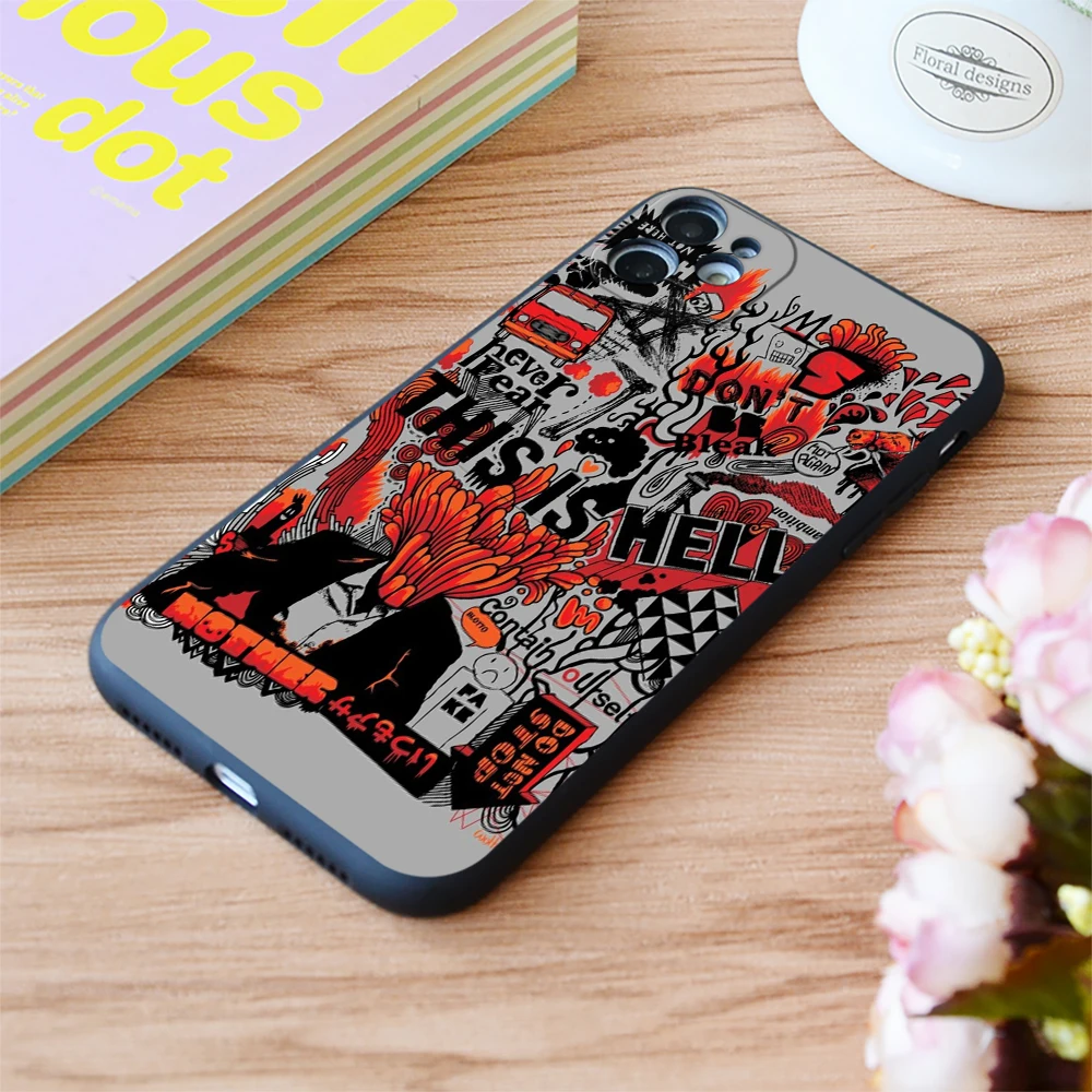 

For iPhone This Is Hell Print Soft Matt Apple iPhone Case 6 7 8 11 12 Plus Pro X XR XS MAX SE