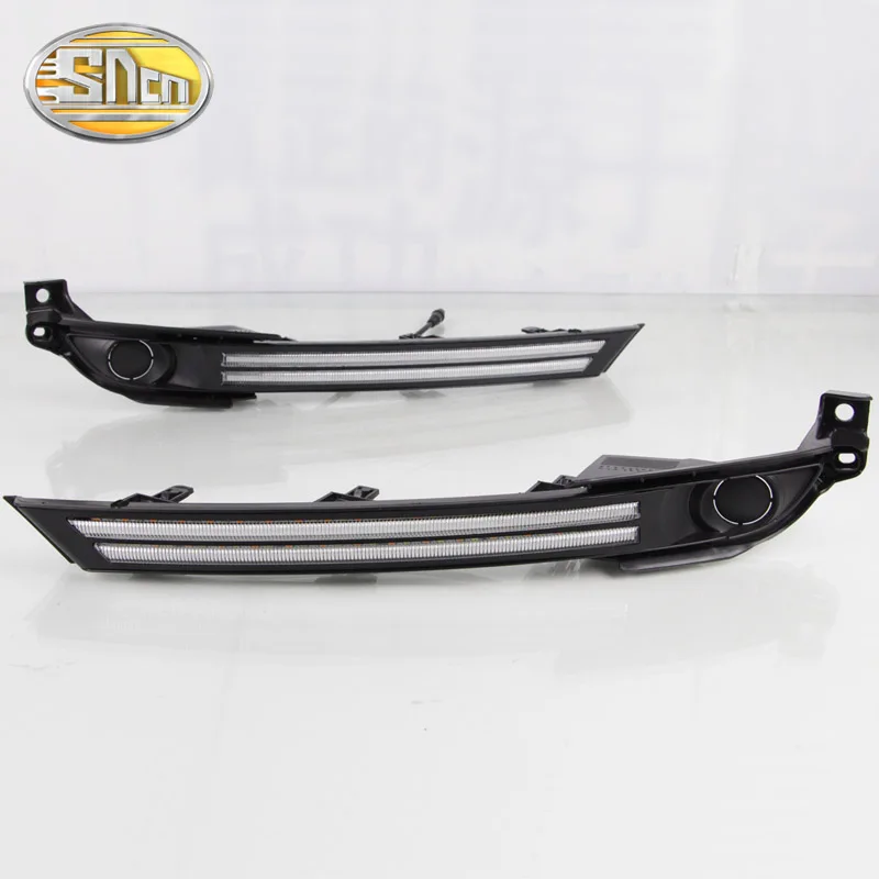B type Светодиодный Габаритные огни для Mazda CX-5 CX5 CX8 CX-8 drl Противотуманные фары 12V ABS DRL лампы дальнего света с указателями поворота - Цвет: B type