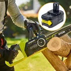 3,0 Ач 4,0 Ач 6,0 Ач для Ryobi 18 в ONE + RB18L40 RB18L50 RB18L60 RB18L25 P108 P731 P107 P122 P104 P105 P102 P103 сменный аккумулятор