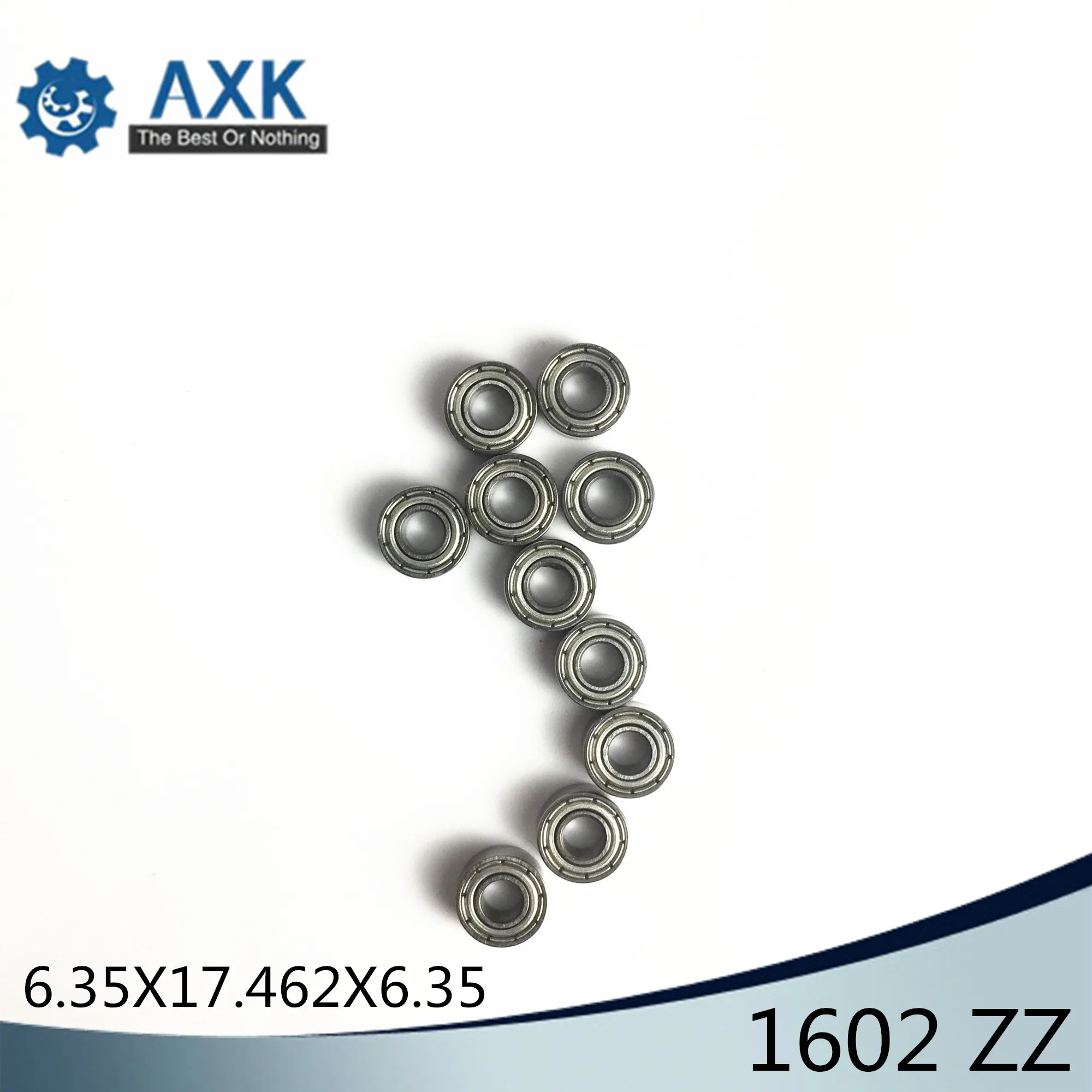 1602ZZ подшипник 6 35x17 462x6 35 мм ABEC 1 (10 шт.) дюйма 1602 ZZ Z шарикоподшипники 2Z
