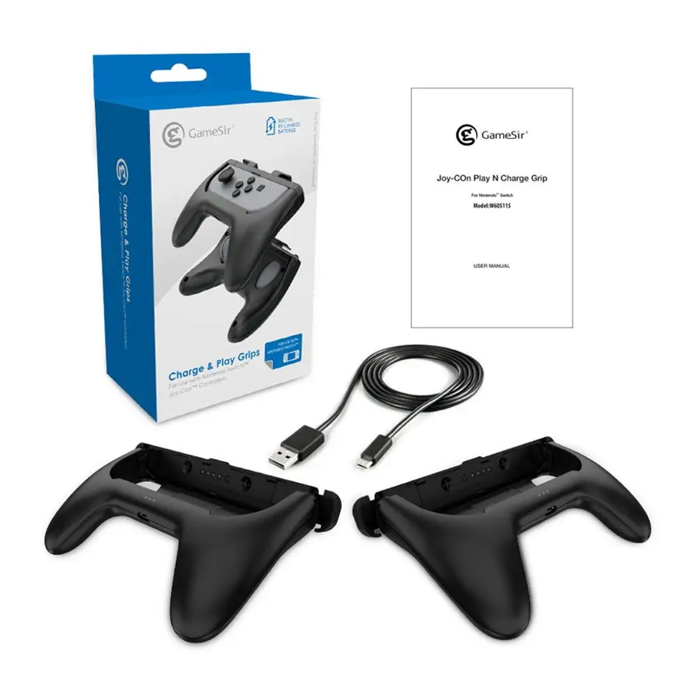 

One Pair of GameSir Charging Grips for Nintendo Switch Joy-Con Controller, Charge While Playing, ENW60S115