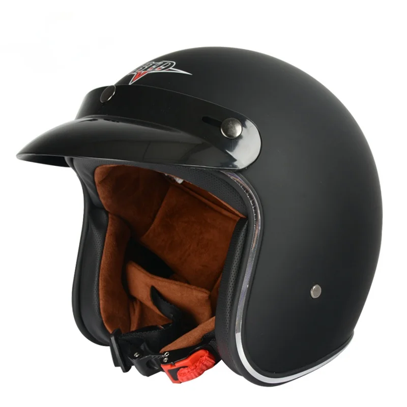 

Motorcycle helmet jet Vintage helmet Open face retro 3/4 half helmet casco moto capacete motoqueiro DOT