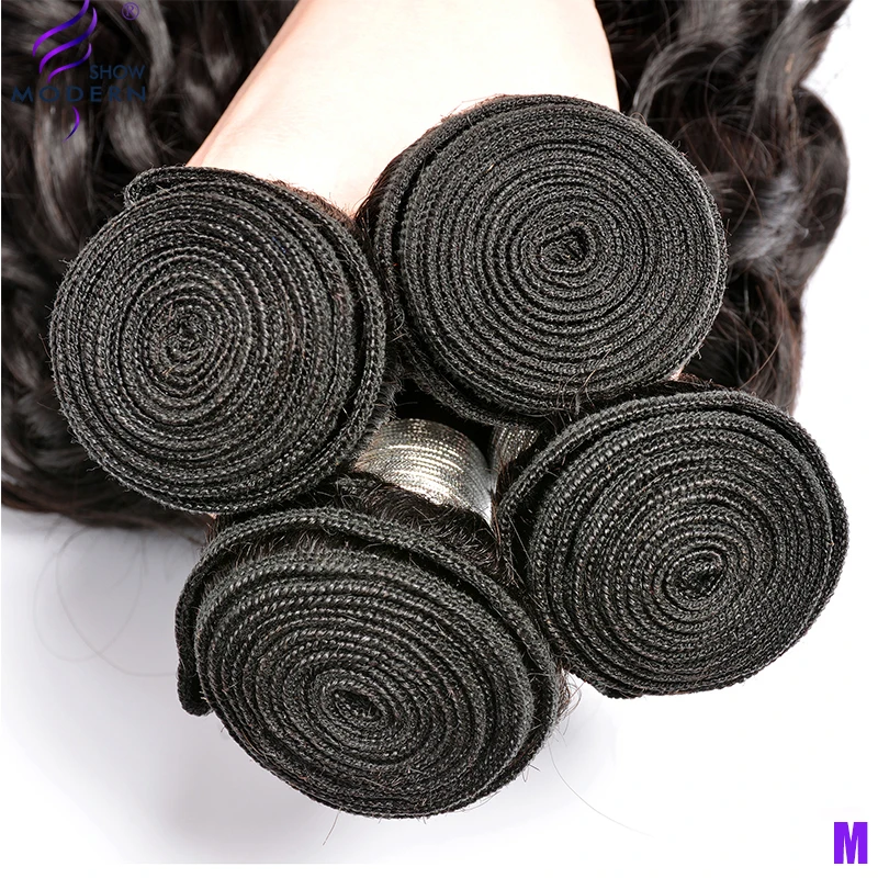 Малазийские волнистые пучки с закрытием современное шоу 3 пучка среднее радио Remy