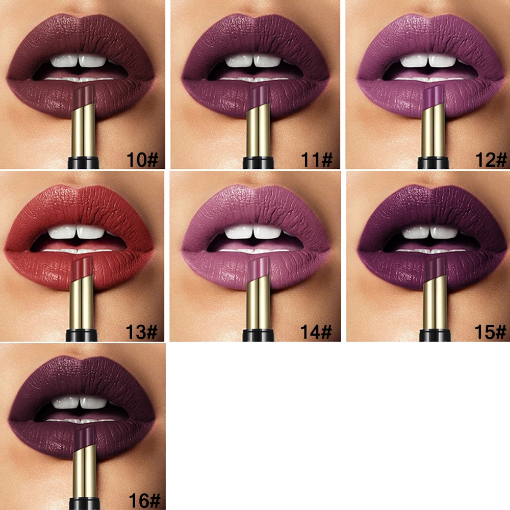 Брендовая двухсторонняя Матовая жидкая помада с эффектом увлажнения + набор