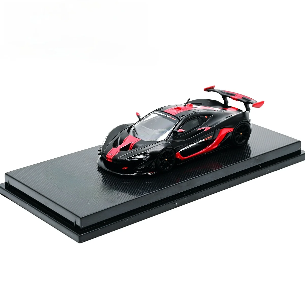 

CM модель 1:64 Mclaren P1 GTR, черно-красная литая модель автомобиля