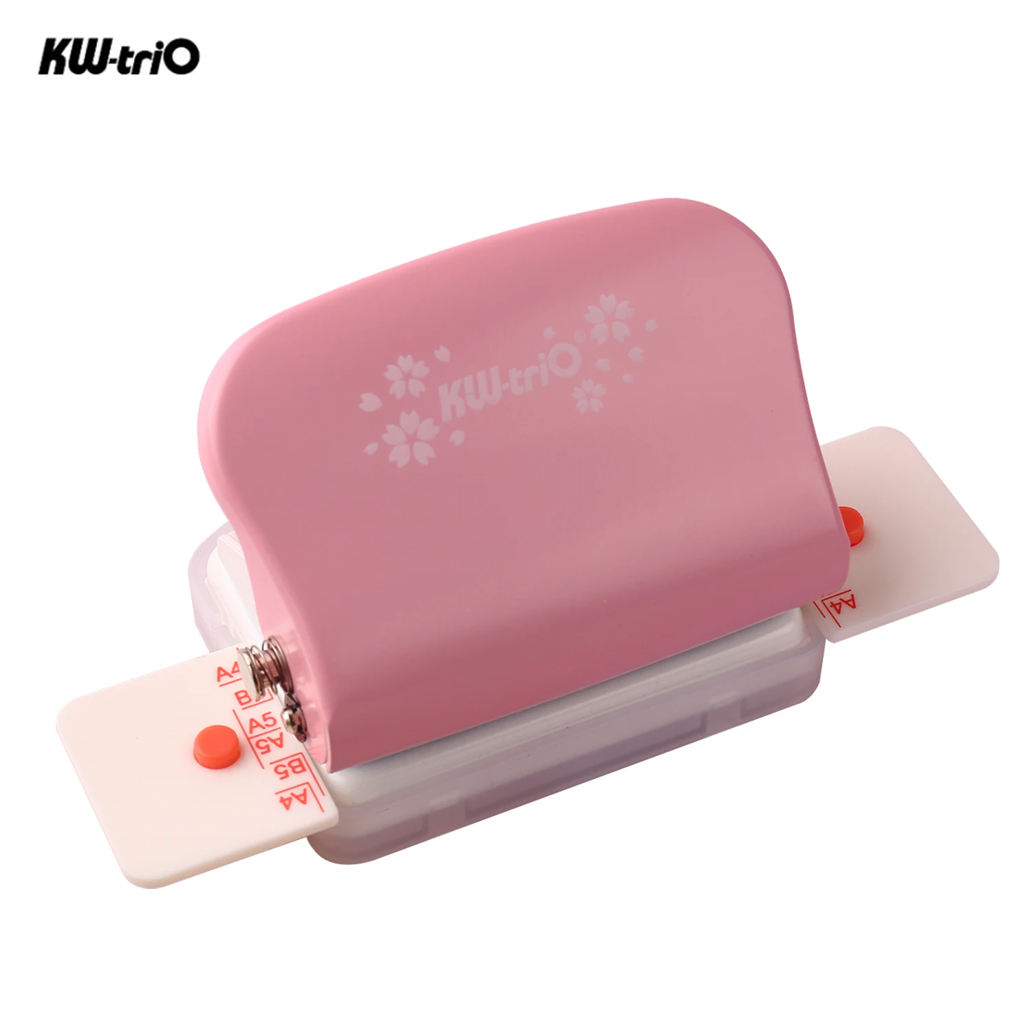 

KW-trio 6-Hole Paper Punch Handheld Metal Hole Puncher 5 Sheet Capacity 6mm for A4 A5 B5 Notebook Scrapbook Diary Planner