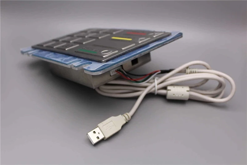 Промышленная 16-клавишная прочная Антивандальная Водонепроницаемая