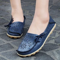 women flats moccasins women leather shoes mother loafers casual female shoes woman driving ballet footwear slip on large size 44