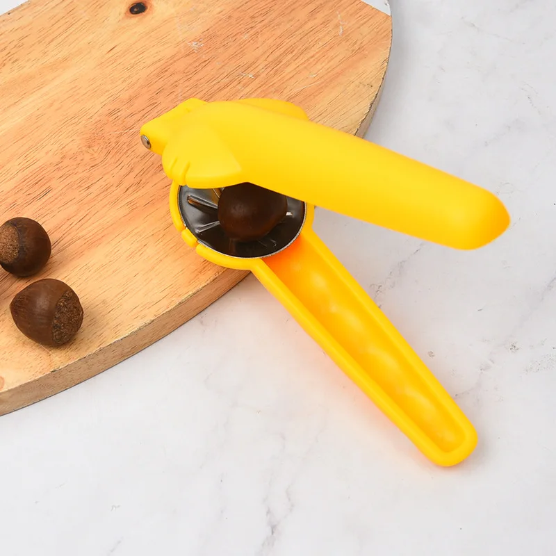 Орехокол 2 в 1 нержавеющая сталь нож с зажимом для Каштанов щипцы грецких орехов |