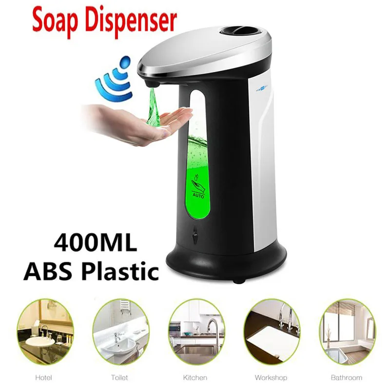 

400ml Automatic Soap Dispenser for Kitchen Bathroom USB Charging Smart Foam Machine Infrared Sensor Touchless Soap Dispenser