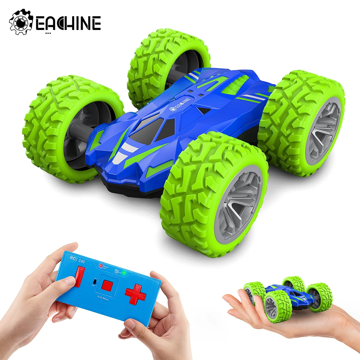 Eachine ec07 RC Автомобиль 2 4G 4CH трюк дрейф деформации дистанционного управления Рок