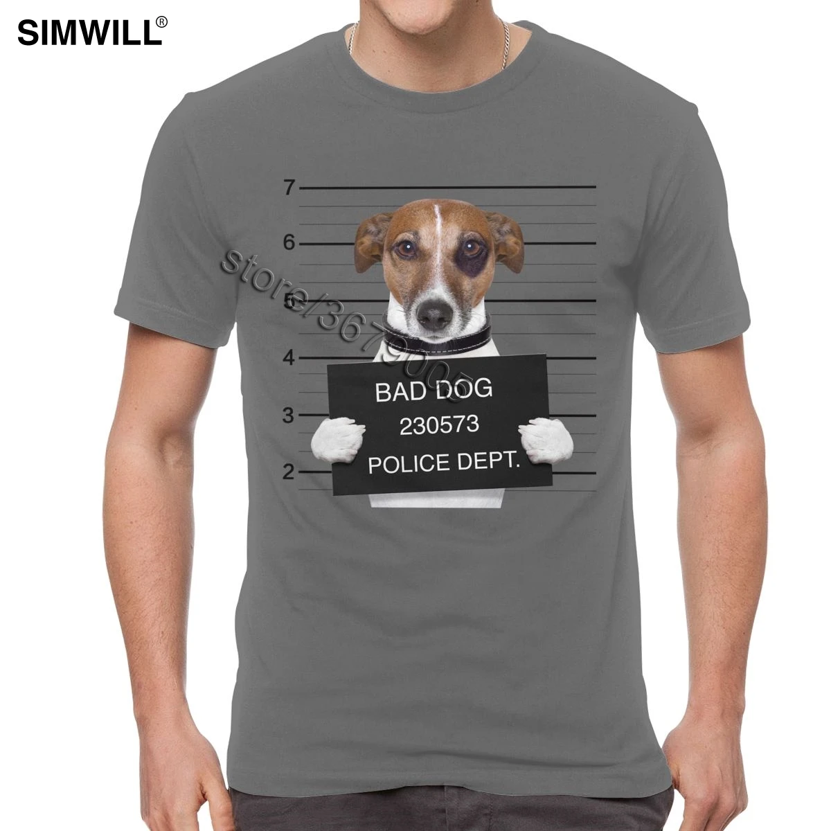 Забавная футболка с фотографией терьера для мужчин милая хлопковая Футболка