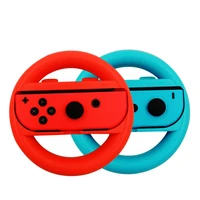 2pcs joy con wheel for nintendo switch racing game wheel controller ns joy con grip cart holder
