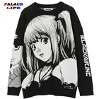 Свитер мужской вязаный в стиле хип-хоп, уличная одежда в винтажном стиле ретро, трикотажный свитер в японском стиле для девочек, хлопковый пуловер, осень 2020