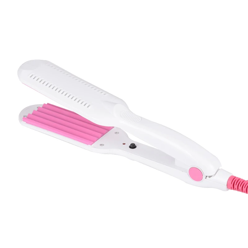 

Hot corrugated iron hair straightener iron crimped hairstyle Electronic chapinha corrugation flat irons wave styling tools