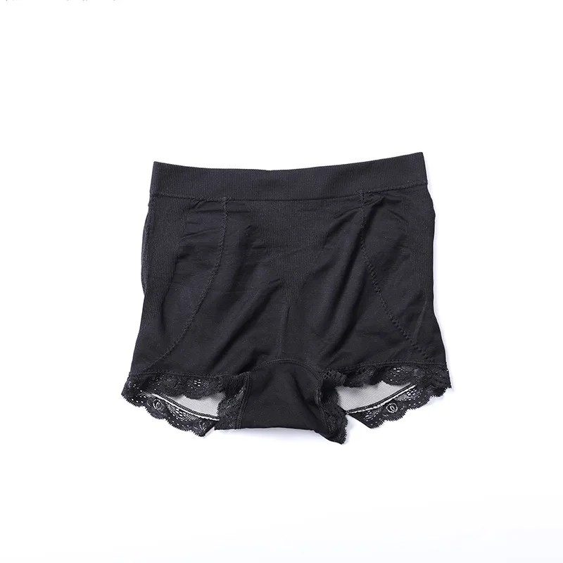 

Body shaping underwear women's pure cotton crotch belly lifting lace edge segmentation pressure shaper buy 1 get free
