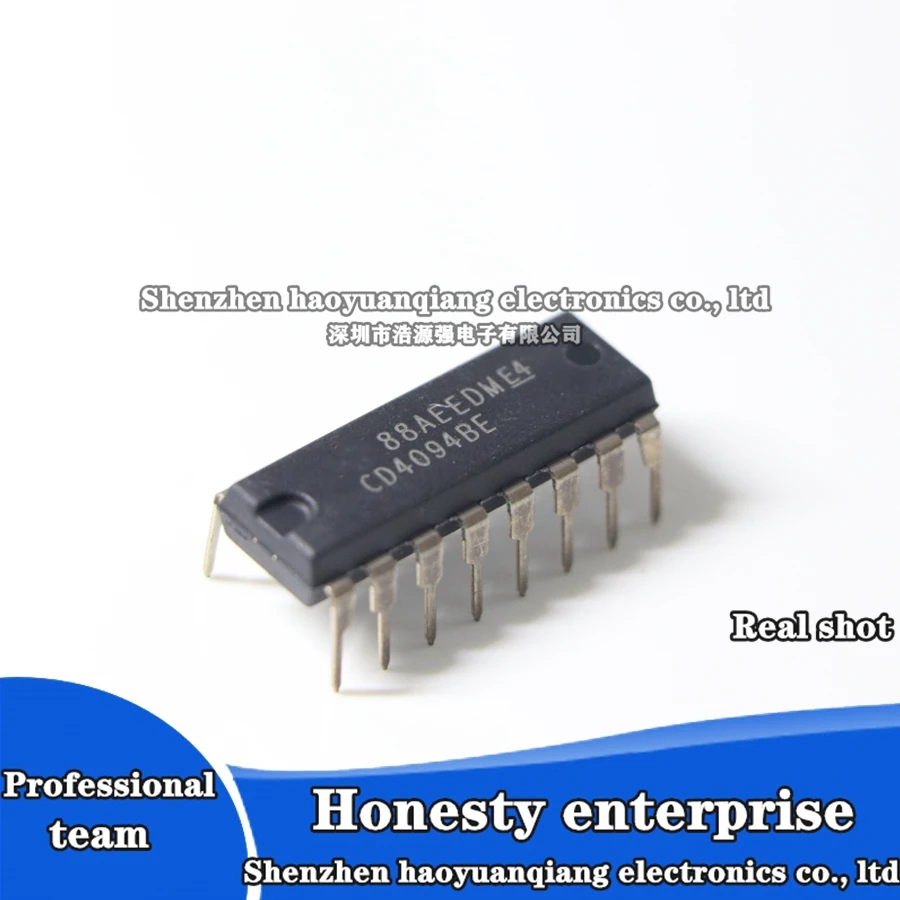 5 шт. оригинальные CD4094BE CD4094 вставить я непосредственно вставлен в DIP-16 8-битный