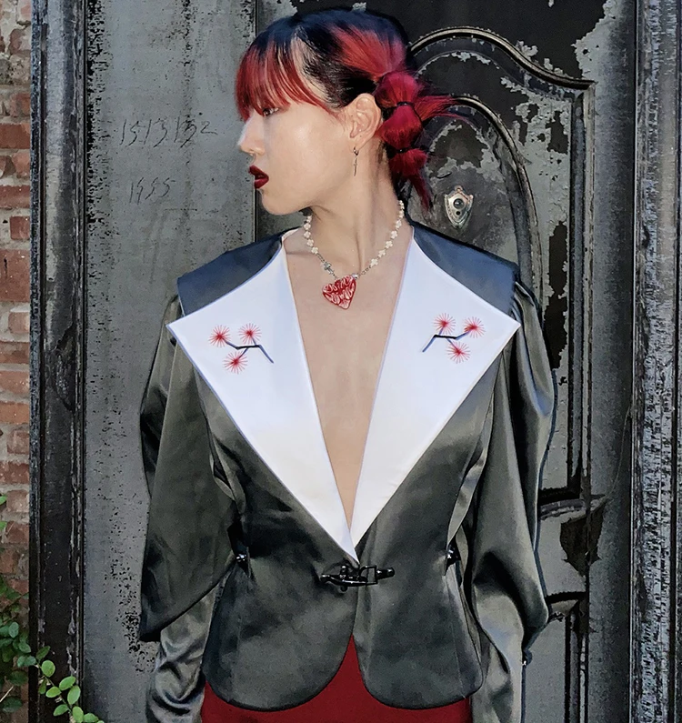 

Runway Designer Autumn New Style Woman Jacket Vintage Full Sleeve Collect Waist Short Coat Jacket Women Ladies Clothes SL148