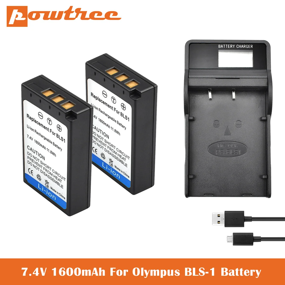 BLS 1 Батарея + Зарядное устройство для цифровой камеры Olympus PS BLS1 ручка E PL1 PM1 EP3 EPL3 Evolt