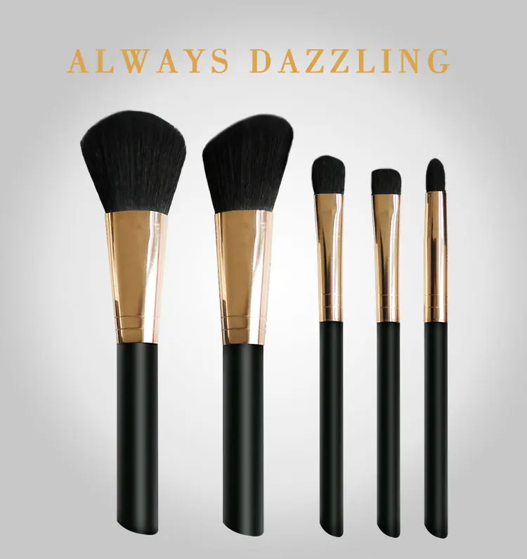

5pcs brands of travel-specific makeup brushes