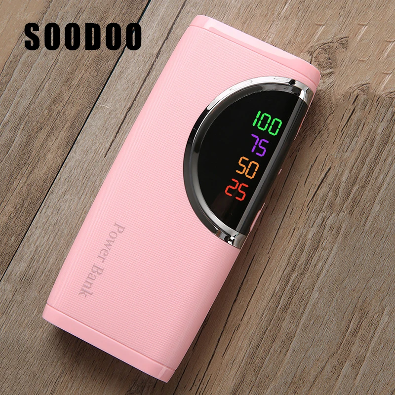 Soodoo 10000 мАч Внешний аккумулятор для Xiaomi mi iPhone Huawei Mate внешний портативное зарядное