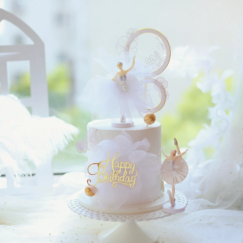 Бабочка пряжа проволока Ловец снов корона Топпер для торта акрил с днем рождения