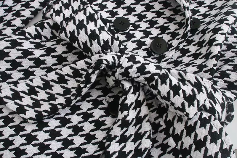 Зимнее пальто шерстяные с отложным воротником модные женские куртки из твида