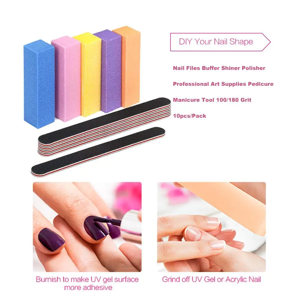 Пилочки для ногтей буфера Shiner от полировщик товары профессионального искусства