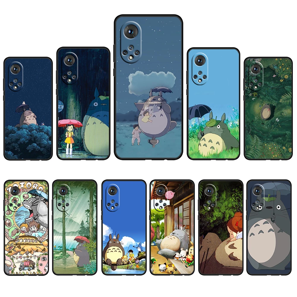 

Tokyo Anime Totoro For Huawei Nova 9 8 7 6 5 4 3 8i 8SE 7SE 6SE 5T 5i 2i Lite2 Pro 4G 5G Soft Black Phone Case Cover