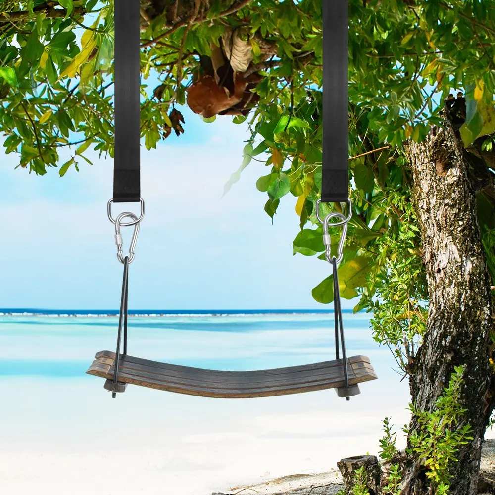Висячие ремни комплект вмещает 1200lbs легко установить качели вешалка с 2 дерева