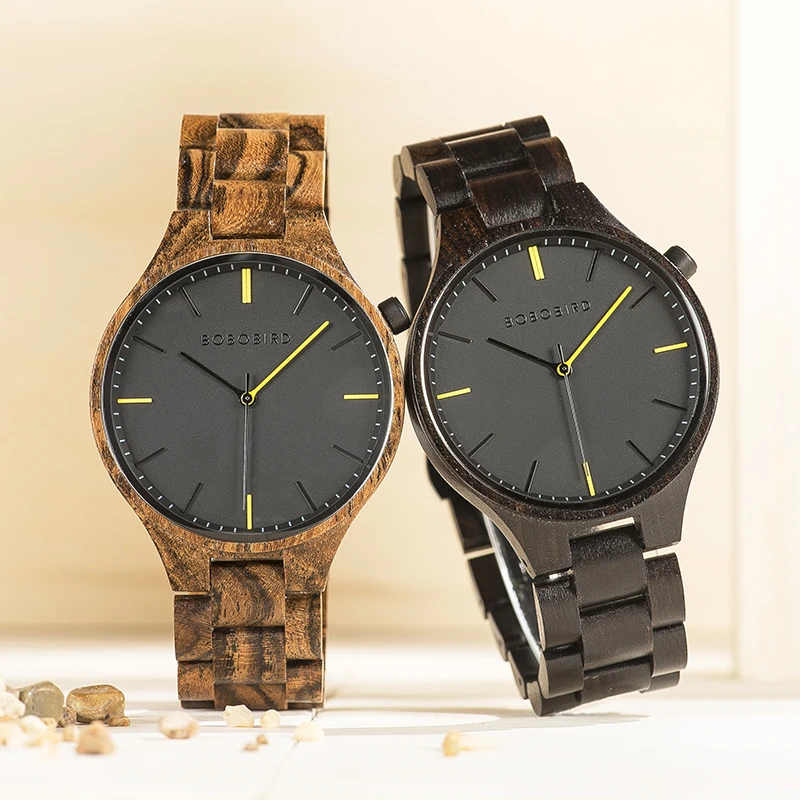 Relogio Masculino BOBO BIRD деревянные часы для мужчин Топ люксовый бренд наручные часы Мужские часы в деревянной подарочной коробке Отличные Подарки для него OEM