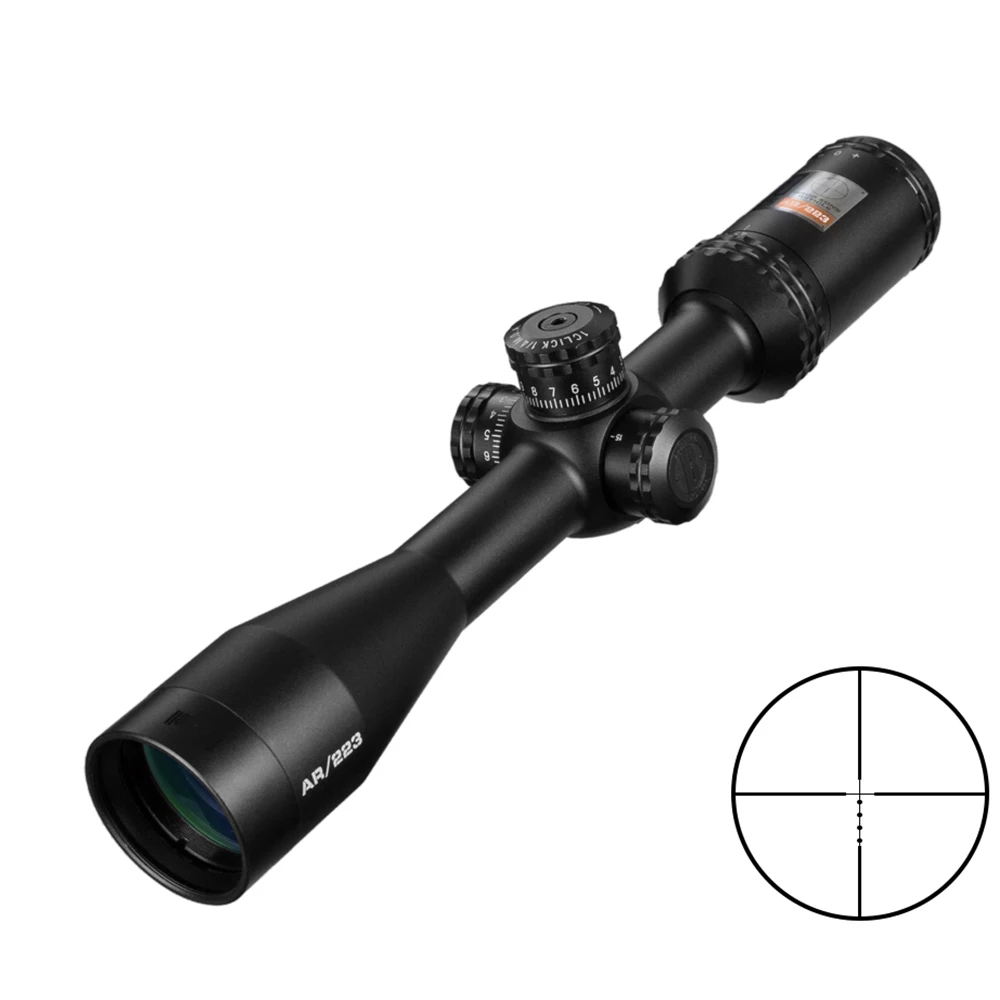4,5-18x40 Ar оптика Drop Zone-223 тактический прицел Riflescope с целевыми башенками охотничьи прицелы для снайперской винтовки