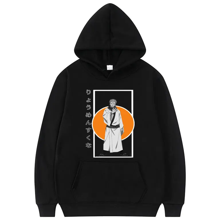 

Anime Jujutsu Kaisen Ryomen Sukuna Fumo Yuchu Print Hoodie Men Women Fashion Casual Hoodies New Mens Oversized Loose Sweatshirts