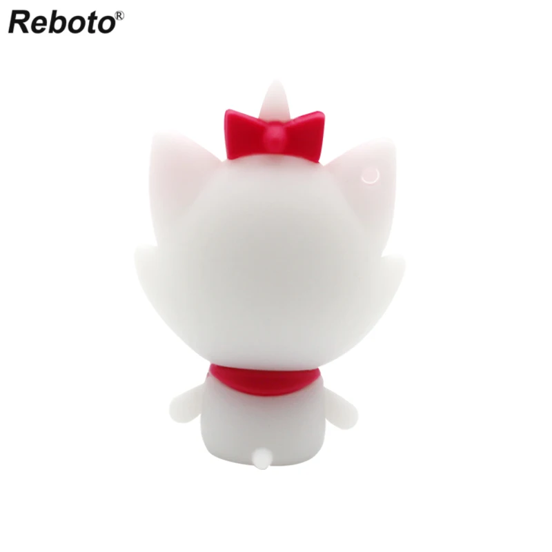 Мультфильм USB Pendrive 4 ГБ 8 16 32 64 флэш диск милый Neko Белый Кот Мини Портативная карта