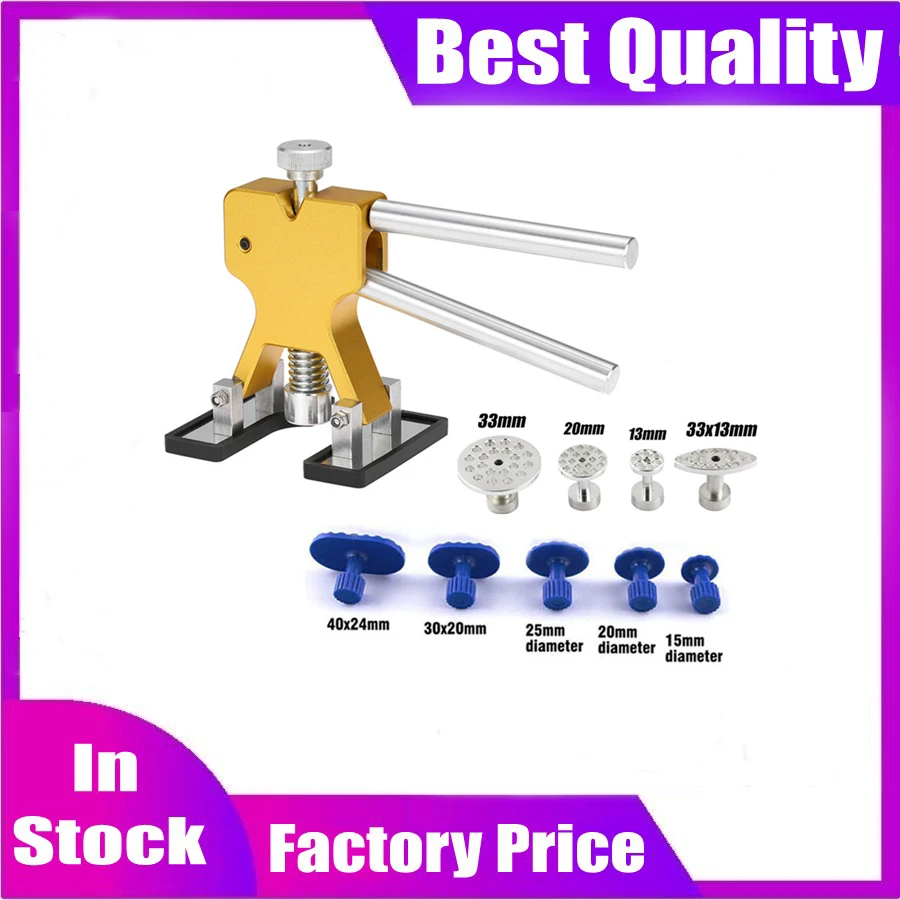 

Tools car body remove Tools Paintless Car Dent Repair Tool Dent Removal Dent Puller kit aluminum Tabs