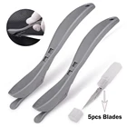 EHDIS 2 шт. виниловая обёрточная бумага резак нож + 5 шт. лезвия для автомобиля обёрточная пленка из углеродного волокна лист стикер Бумага Режущий инструмент DIY ручной инструмент