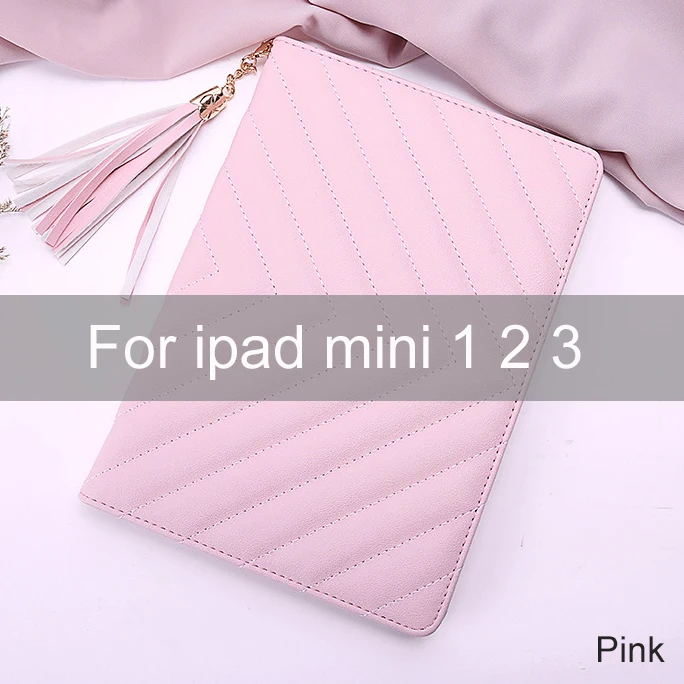 For mini 1 2 3 Essidi умный чехол для ipad mini 5 4 3 2 1 подставка чехол для планшета с откидной крышкой рукав для ipad mini 1 2 3 4 5-го поколения с кисточкой чехол - Цвет: For mini 1 2 3
