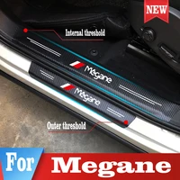 for megane car stickers door sill threshold guard scuff guard plate guard pedal cover trim accessories