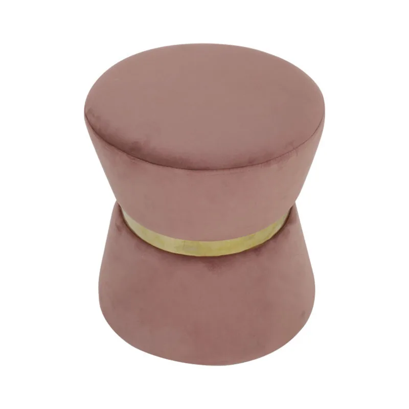 

Высококачественная основа из нержавеющей стали, бархатная ткань, лидер продаж, мебель для гостиной, спальни, твердая искусственная табурет...