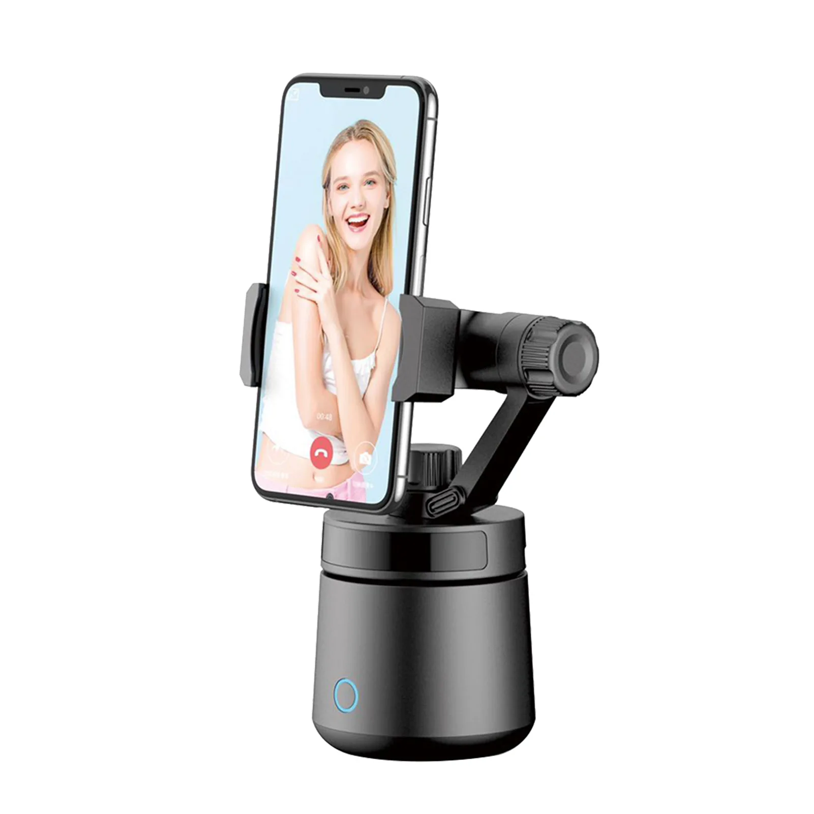 

360 Degree Rotate Live Streaming Adjustable Speed Vlog Shooting Smart Selfie Stick Portable Smartphone Mount Holder Easy Install
