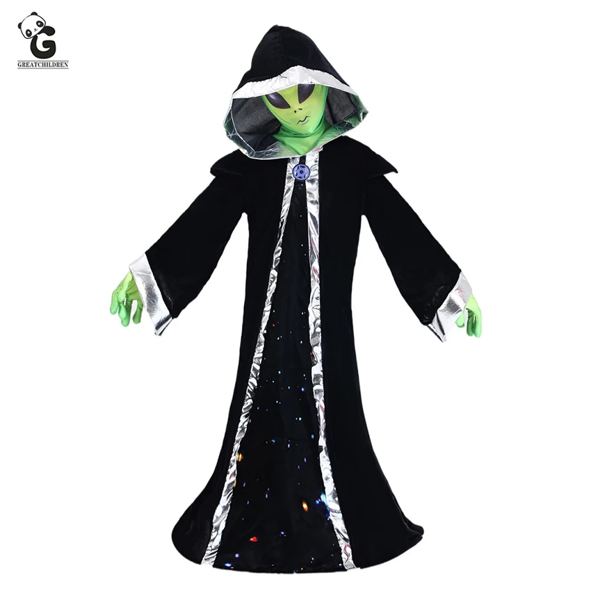 Alien Lord ET Costumes Kids Cosplay Anime Fancy Dress Alien Lord Party Carnival Prin Festival Halloween Costumes for Kids Mutant