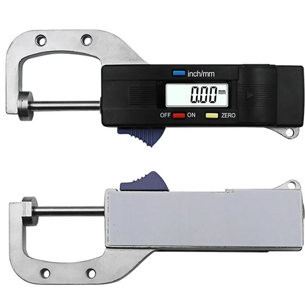 

Digital Thickness Gauge 0-25.4mm Thickness Caliper Meter LCD Width Tester Tool For Metal Metric And Imperial System Switch