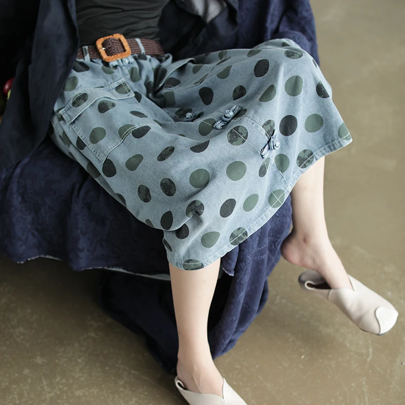 Осенняя юбка женская модная Свободная Повседневная джинсовая 2019 Новый женский