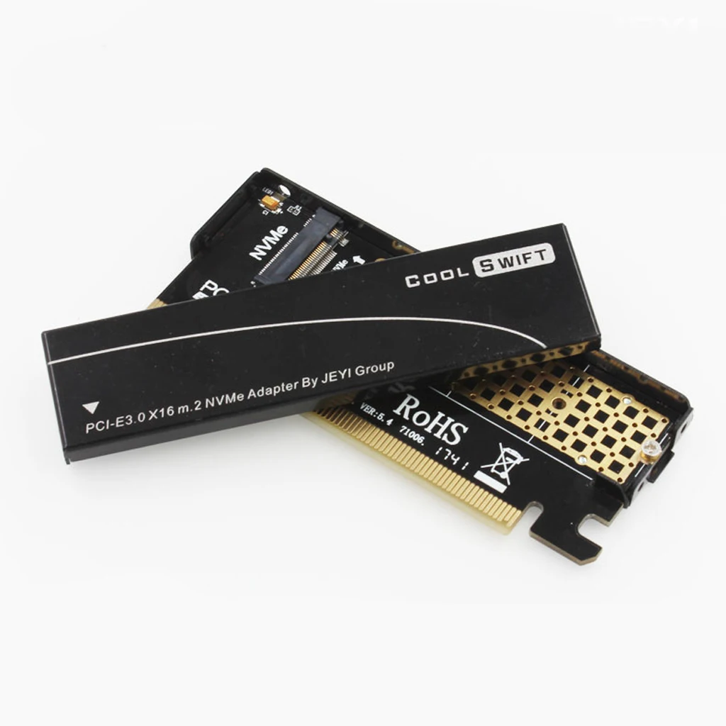 Переходник NVME M.2 на PCIe PCI Express X16 M2 Расширительная плата с радиатором | Компьютеры и