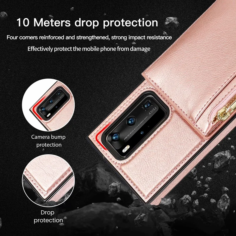

Case For Apple iPhone 11 Pro Max X XS Max XR SE 2020 6 6S 7 Plus 8 Plus Cover Shoulder Strap Card slot leather wallet soft case
