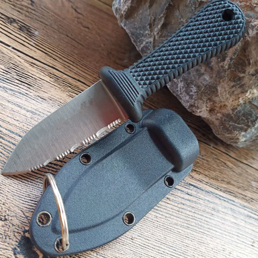 Острый нож для выживания из холодной стали супер зуб маленький прямой можно