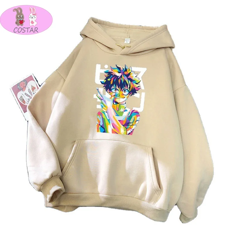 

COSTAR Hot Anime My Hero Academia Midoriya Izuku Cute Printed Fashion Hoodies Pullover Harajuku Hooded Sweatershirt Unisex