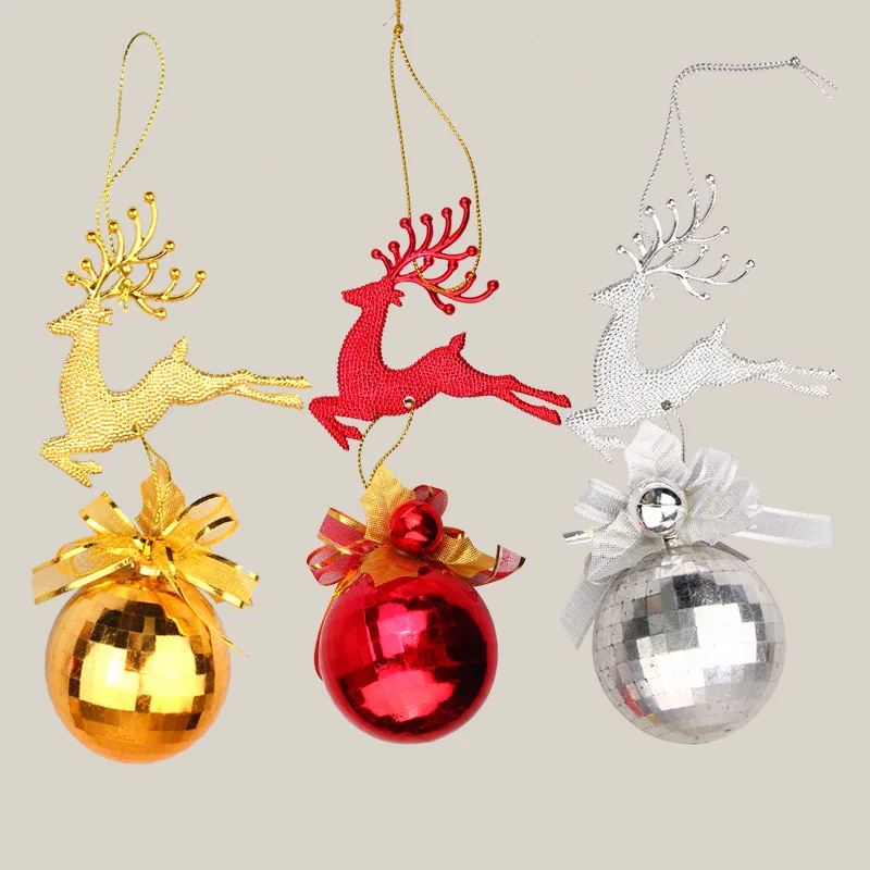 

Assorted Color Christmas Balls Christmas Tree Ornaments Balls Christmas Decorations Hanging Tree Pendants New Year 2021 Gift