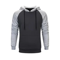 fall 2021 new color matching mens hip hop hooded sweatshirt unisex casual hoodie jacket sxxl