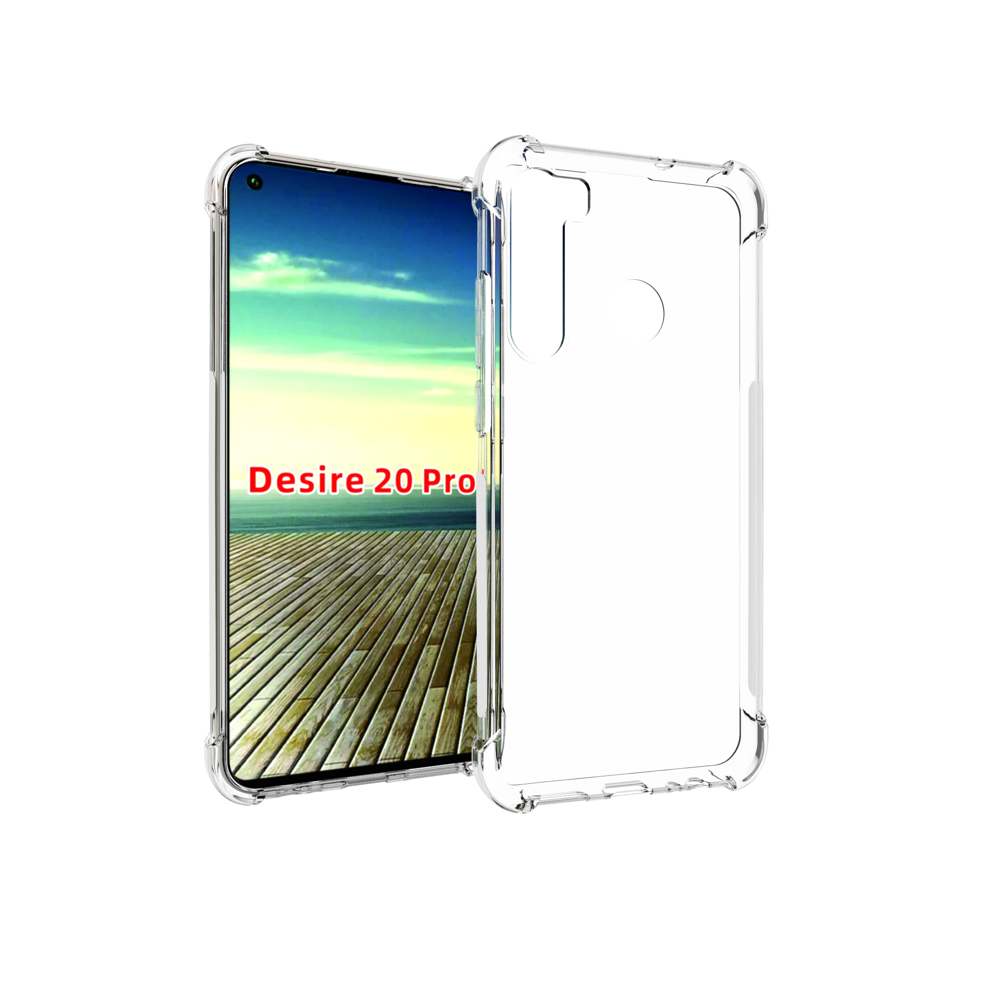 

Ultra Thin Transparent Soft TPU Case For HTC Desire 20 21 Pro Plus U20 5G Phone Case Cover